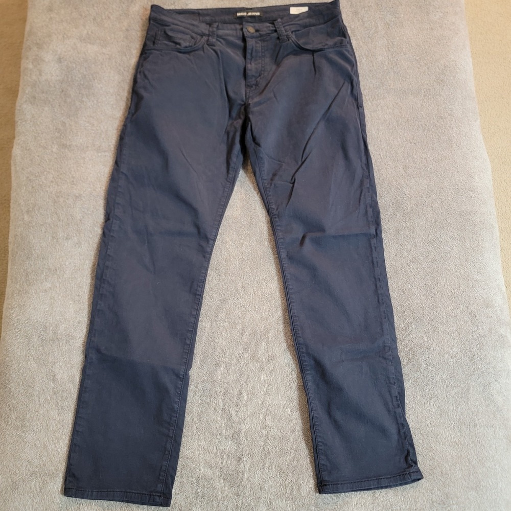 Mavi Zach Jeans Mens 33x32‎ Blue Straight Leg Stretch 5 Pocket Casual Chino Work